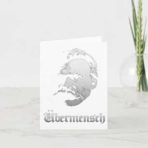 Ubermensch – Friedrich Nietzsche Best German Philo Card