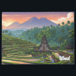 Ubud Bali Indonesia Travel Magnet<br><div class="desc">Ubud, nestled in the lush highlands of Bali, is often considered the island’s cultural and spiritual heart. Surrounded by emerald rice terraces, dense jungles, and steep river gorges, Ubud offers a serene atmosphere that contrasts with Bali’s bustling beach resorts. The town is a vibrant hub for the arts, filled with...</div>