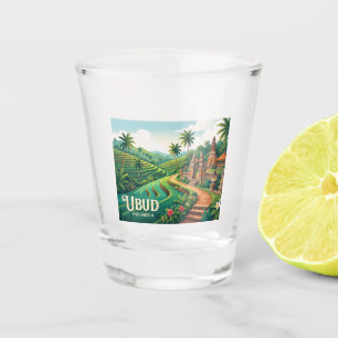 Ubud Indonesia Shot Glass