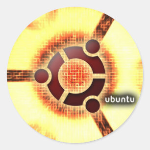 Ubuntu Classic Round Sticker