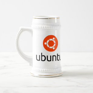 Ubuntu Linux Logo Beer Stein