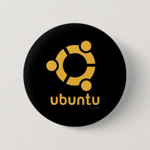 Ubuntu Linux Open Source 6 Cm Round Badge