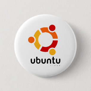 Ubuntu Linux Open Source 6 Cm Round Badge