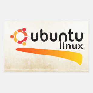 Ubuntu Linux Open Source Rectangular Sticker