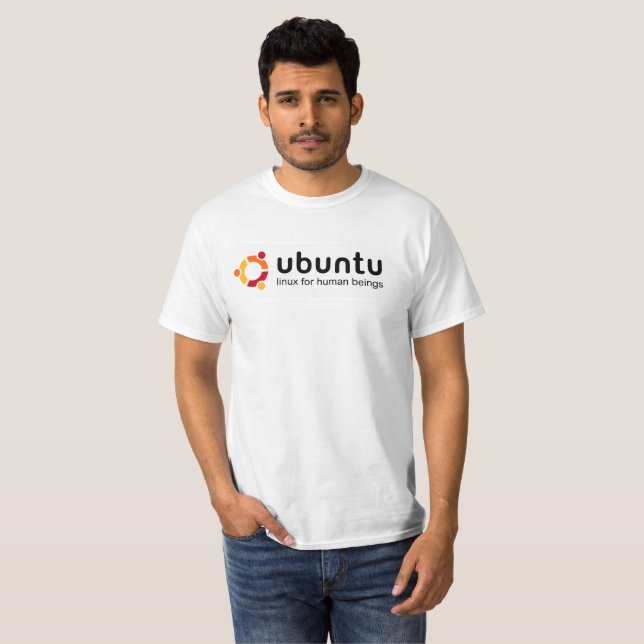ubuntu linux will be human beings T-Shirt (Front Full)