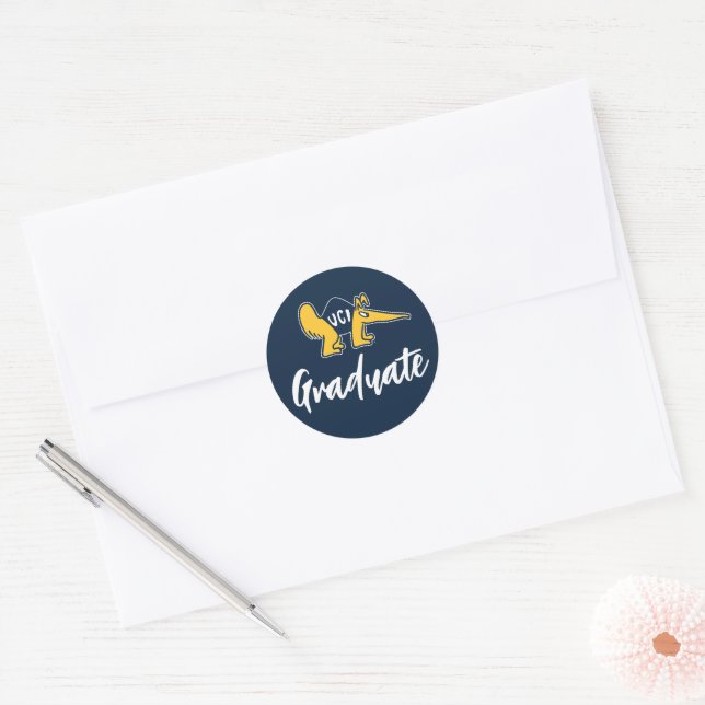UC Irvine | UCI Anteaters Classic Round Sticker (Envelope)