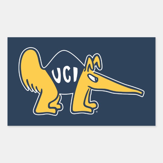 UC Irvine | UCI Anteaters Rectangular Sticker (Front)