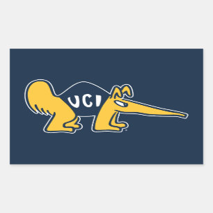 UC Irvine UCI Anteaters Rectangular Sticker