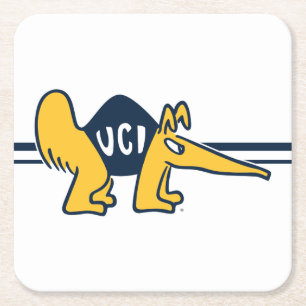 UC Irvine UCI Anteaters Square Paper Coaster
