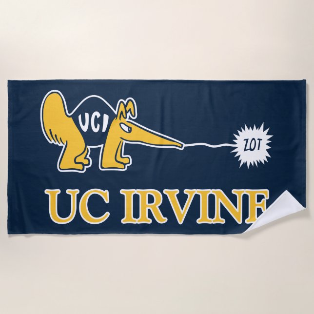 UC Irvine | UCI Anteaters Zot! Beach Towel (Front)