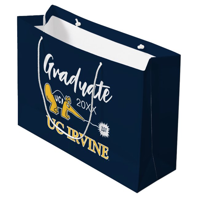 UC Irvine | UCI Anteaters Zot! Large Gift Bag (Front Angled)