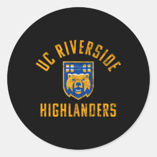 Uc Riverside Highlanders Large Classic Round Sticker