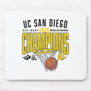 Uc San Diego Tretons 2025 Regular Season Basketbal Mouse Pad