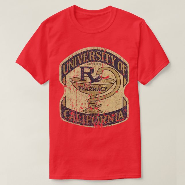 UC School of Pharmacy 1872 T-Shirt (Design Front)