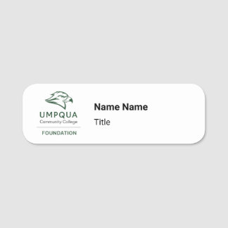 UCC FOUNDATION Name Tag
