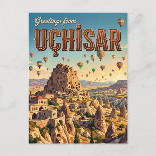Uçhisar Turkey Postcard