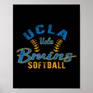 Ucla Bruins Softll Vintage Officially Licensed  Poster