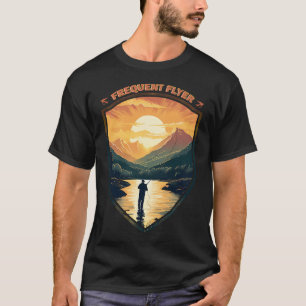 Ucluelet BC Salmon Fishing Vintage Travel Decal T-Shirt