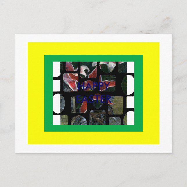 !UCreate Happy Easter Holiday Postcard (Front)