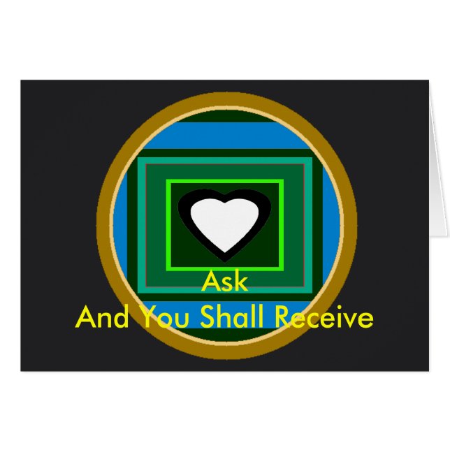 ! UCreate Zazzle - Ask You Receive The MUSEUM (Front Horizontal)