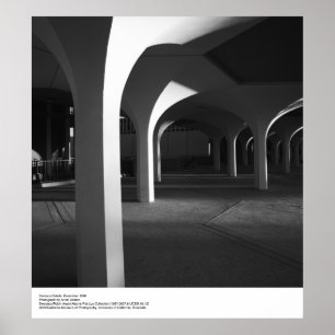 UCSD Campus Details by Ansel Adams Poster