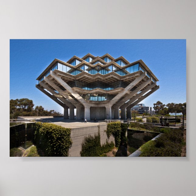 UCSD's Geisel Library Poster (Front)
