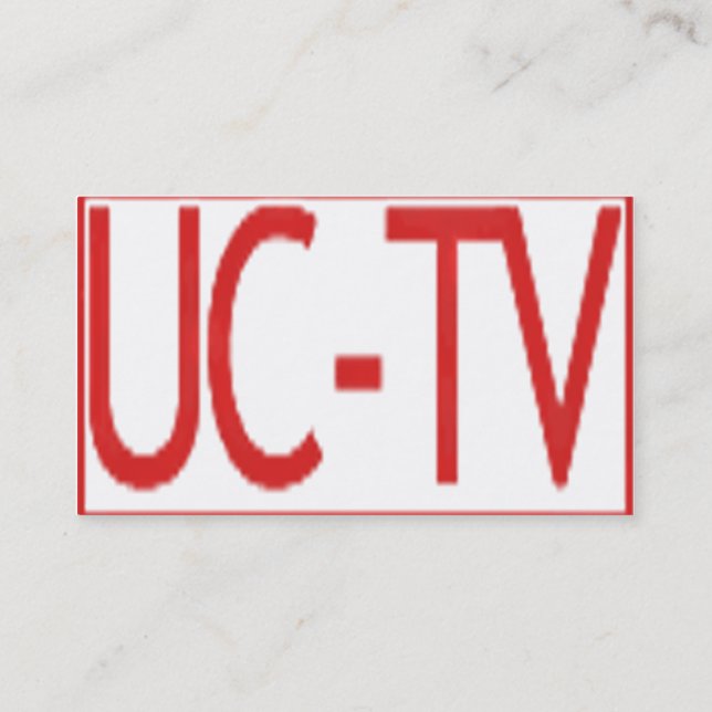 UCTV Educational and Career Consulting Business Business Card (Back)