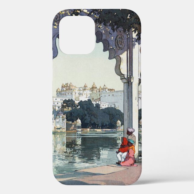 Udaipur Castle, India, Hiroshi Yoshida Case-Mate iPhone Case (Back)
