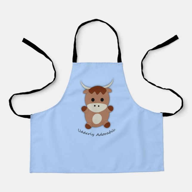 Udderly Adorable Cow Apron (Front)