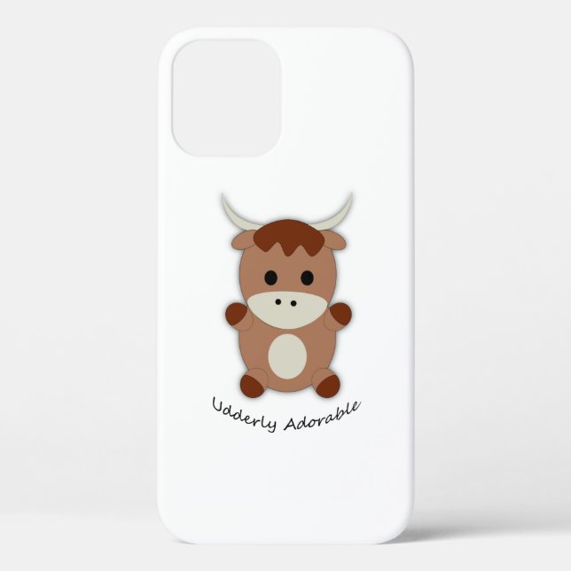 Udderly Adorable Cow Case-Mate iPhone Case (Back)