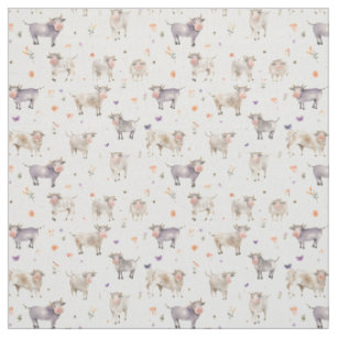 Udderly Delightful: Whimsy Cow Fabric
