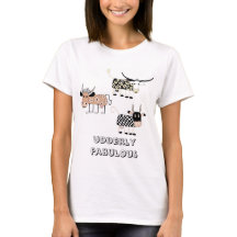 Udderly Fabulous Funny Cow T-Shirt
