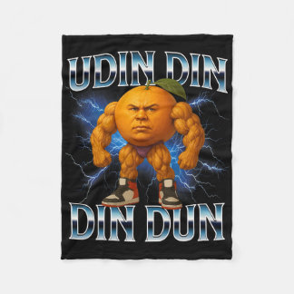 Udin Din Din Dun Funny Italian Brainrot Meme Bodyb Fleece Blanket