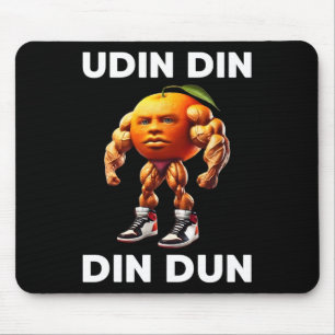 Udin Din Din Dun Italian Brainrot Meme Udindindind Mouse Pad