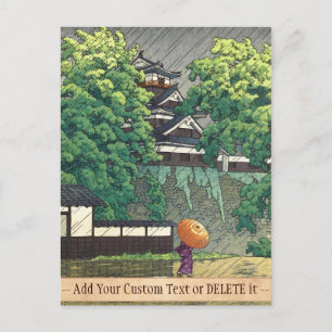 Udo Tower, Kumamoto Castle (Kumamoto-jô Udoyagura) Postcard