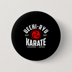 Uechi-ryu Karate Do Martial Arts Japan Okinawa 6 Cm Round Badge