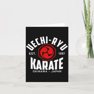 Uechi-ryu Karate Do Martial Arts Japan Okinawa Card