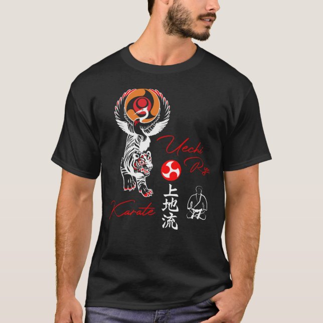 Uechi Ryu Karate Soul - Martial Arts Budo T-Shirt (Front)