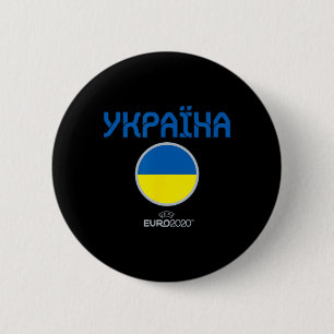 Uefa Euro 2020 ukraine' Nation 6 Cm Round Badge
