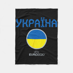 Uefa Euro 2020 ukraine' Nation Fleece Blanket