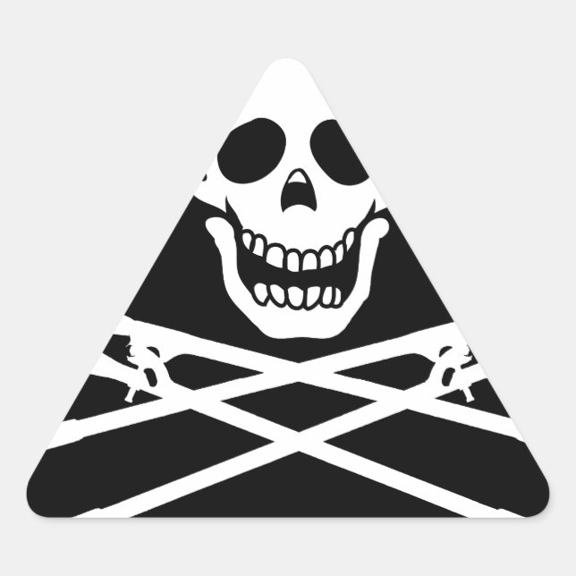 UEflag2cutter.tiff Triangle Sticker (Front)