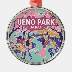 Ueno Park Japan Metal Ornament