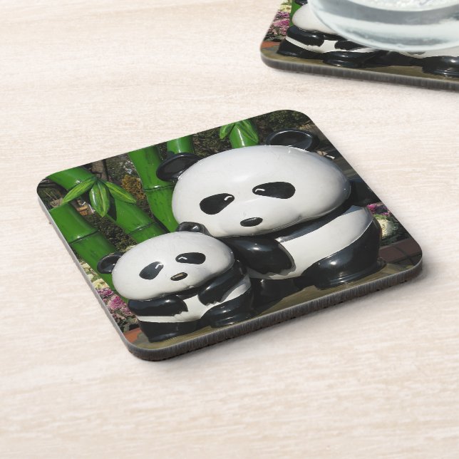 Ueno Zoo Panda Sign Coaster (Left Side)