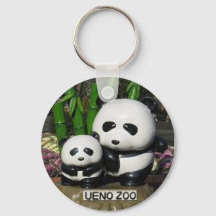 Ueno Zoo Panda Sign Key Ring