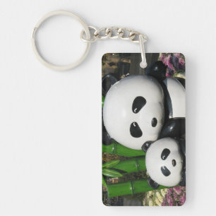 Ueno Zoo Panda Sign Key Ring