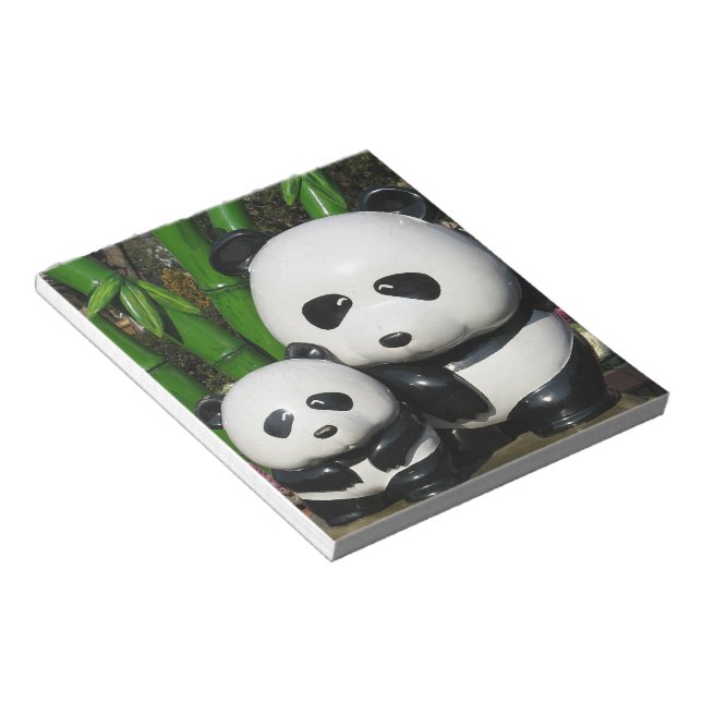 Ueno Zoo Panda Sign Notepad (Angled)