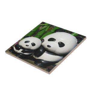 Ueno Zoo Panda Sign Tile