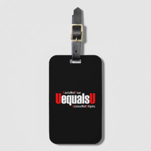 UEqualsU HIV Facts Not Fear Science Not Stigma Luggage Tag