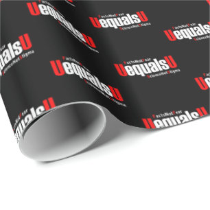 UEqualsU HIV Facts Not Fear Science Not Stigma Wrapping Paper