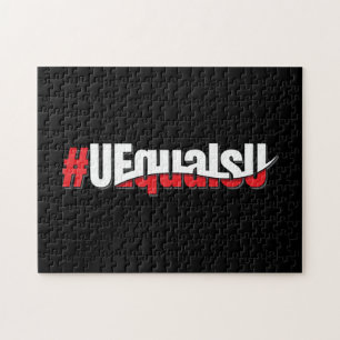 UEqualsU HIV Undetectable Untransmittable Art Jigsaw Puzzle